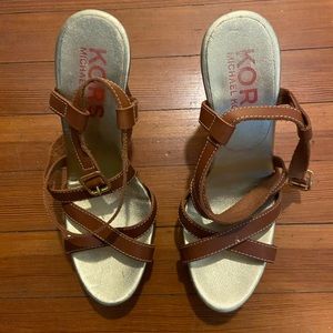 Michael Kors Cork Wedges